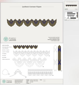 Lysithea's Costume Filigree [Digital Pattern] Embroidery + Patterns cosplay DangerousLadies