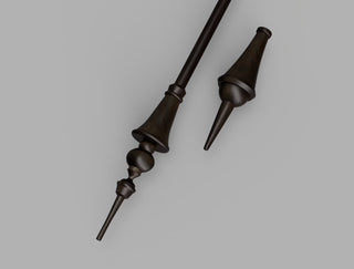 Malleus' Spinning Wheel Staff [3D Print Files] 3D Files cosplay DangerousLadies