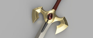 Marth's Falchion and Sheath [3D Print Files] 3D Files cosplay DangerousLadies