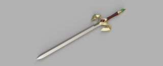 Marth's Falchion and Sheath [3D Print Files] 3D Files cosplay DangerousLadies