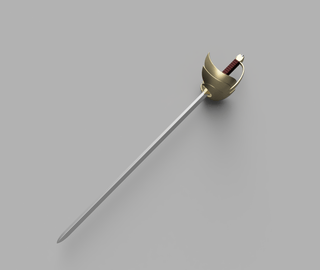 Maya's Rapier [3D Print Files] 3D Files cosplay DangerousLadies