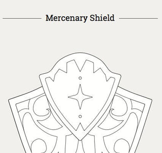 Mercenary Shield [Digital Pattern] Embroidery + Patterns cosplay DangerousLadies