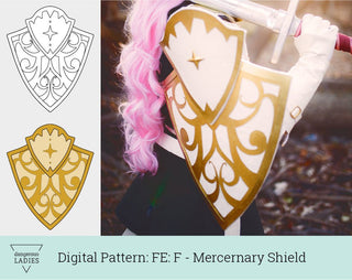 Mercenary Shield [Digital Pattern] Embroidery + Patterns cosplay DangerousLadies