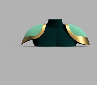 Mermista's Shoulder Armor [3D Print Files] 3D Files cosplay DangerousLadies