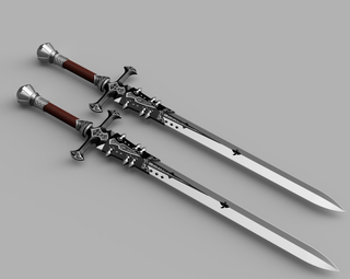 Meteor's Viper Dual Swords [3D Print Files]