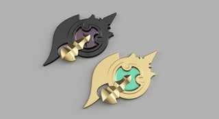 Metera's Hairclips [3D Print Files] 3D Files cosplay DangerousLadies