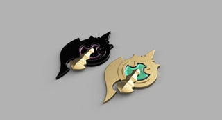 Metera's Hairclips [3D Print Files] 3D Files cosplay DangerousLadies