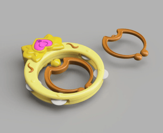 Mew Pudding's Puring Ring Tambourines [3D Print Files] 3D Files cosplay DangerousLadies