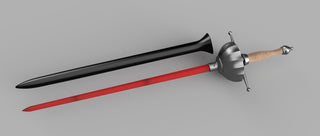 Mitsuru's Arena Sword [3D Print Files] 3D Files cosplay DangerousLadies