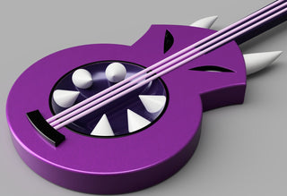 Moxxie's Guitar Helluva Boss [3D Print Files] 3D Files cosplay DangerousLadies