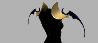 Nyx's Shoulder Pauldrons [3D Print Files] 3D Files cosplay DangerousLadies