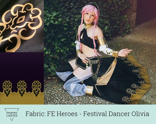 Olivia's Festival Dancer Fabric Textiles cosplay DangerousLadies