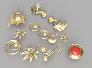 Palutena's Accessories [3D Print Files] 3D Files cosplay DangerousLadies