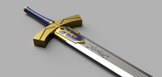 Pendragon's Excalibur Sword [3D Print Files] 3D Files cosplay DangerousLadies