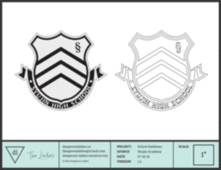 Persona High School Emblems [Embroidery Files] Embroidery + Patterns cosplay DangerousLadies