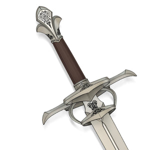 Prince Caspian's Sword [3D Print Files] 3D Files cosplay DangerousLadies