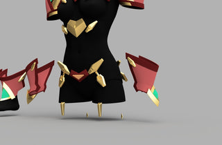 Pyra's Armor and Accessories [3D Print Files] 3D Files cosplay DangerousLadies