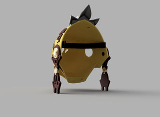 Racing Chocobo Mask [3D Print Files] 3D Files cosplay DangerousLadies