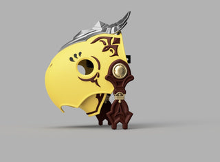 Racing Chocobo Mask [3D Print Files] 3D Files cosplay DangerousLadies