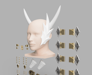 Raya O Senna's Accessories [3D Print Files] 3D Files cosplay DangerousLadies