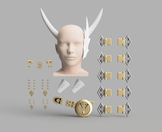 Raya O Senna's Accessories [3D Print Files] 3D Files cosplay DangerousLadies