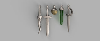 RE8 Witches' Necklace Swords [3D Print Files] 3D Files cosplay DangerousLadies