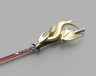 Red Mage's Wild Rose Rapier [3D Print Files] 3D Files cosplay DangerousLadies