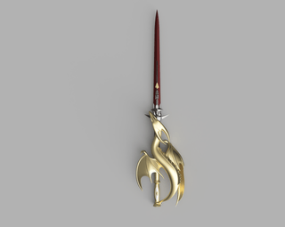 Red Mage's Wild Rose Rapier [3D Print Files] 3D Files cosplay DangerousLadies