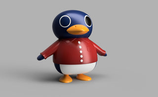 Roald and Penguins Animal Crossing Figurine [3D Print Files] 3D Files cosplay DangerousLadies