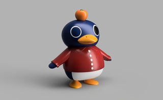 Roald and Penguins Animal Crossing Figurine [3D Print Files] 3D Files cosplay DangerousLadies