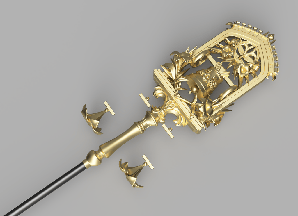 Rollo's Staff [3D Print Files] DangerousLadies