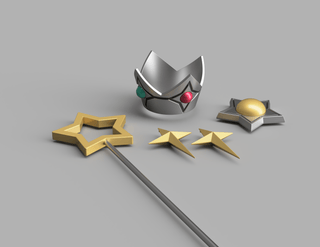 Rosalina's Accessories [3D Print Files] 3D Files cosplay DangerousLadies