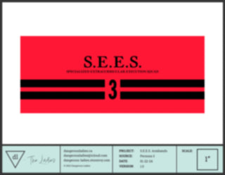 S.E.E.S Armbands [Embroidery Files] Embroidery + Patterns cosplay DangerousLadies