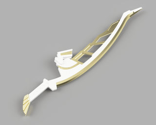 Seven's Folding Sword [3D Print Files] 3D Files cosplay DangerousLadies