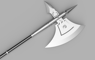 Shinjiro's Reload Axe [3D Print Files] 3D Files cosplay DangerousLadies