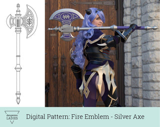 Silver Axe [Digital Pattern] Embroidery + Patterns cosplay DangerousLadies