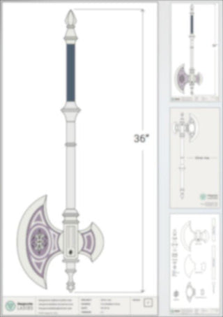 Silver Axe [Digital Pattern] Embroidery + Patterns cosplay DangerousLadies