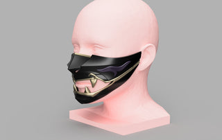 Taki's Mask [3D Print Files] 3D Files cosplay DangerousLadies