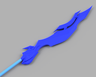 Tartaglia's Foul Legacy Twin Blade [3D Print Files] 3D Files cosplay DangerousLadies