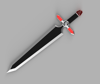 The Blazing Blade's Durandal Sword [3D Print Files] 3D Files cosplay DangerousLadies