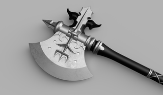 Uncle Byron Rosfield's Battle Axe [3D Print Files] 3D Files cosplay DangerousLadies