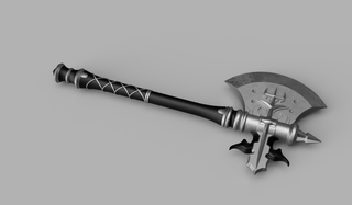 Uncle Byron Rosfield's Battle Axe [3D Print Files] 3D Files cosplay DangerousLadies