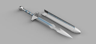 Wander's Sword and Sheath [3D Print Files] 3D Files cosplay DangerousLadies