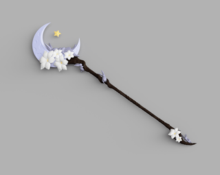 White Mage's Bunny's Crescent [3D Print Files]