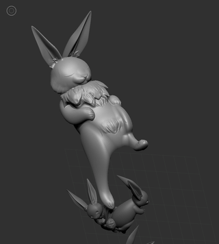 White Mage's Bunny's Crescent [3D Print Files]