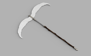 Winged Scythe [3D Print Files] 3D Files cosplay DangerousLadies