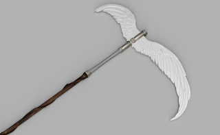 Winged Scythe [3D Print Files] 3D Files cosplay DangerousLadies