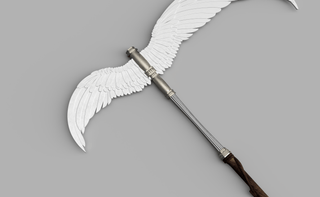 Winged Scythe [3D Print Files] 3D Files cosplay DangerousLadies