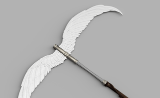 Winged Scythe [3D Print Files] 3D Files cosplay DangerousLadies