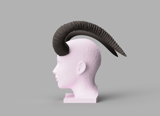 Wyll's Tiefling Horns [3D Print Files] 3D Files cosplay DangerousLadies